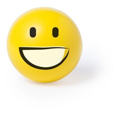 Stressbold smiley gul