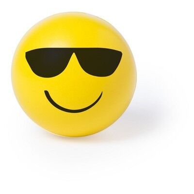 smily stressbold med solbrille