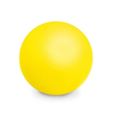 Gul stressbold med logo