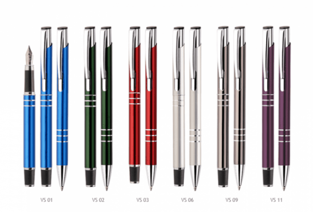 VENO Style model Kuglepen metal med gravering
