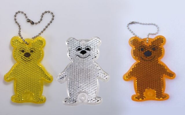 Bamse refleks sølv